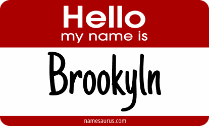 Hello my name is Brookyln png download