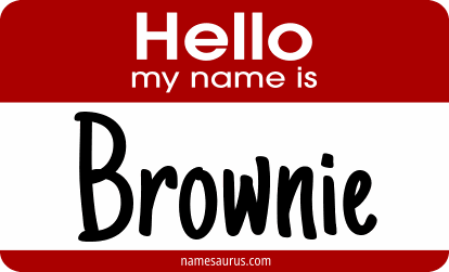 Hello my name is Brownie png download