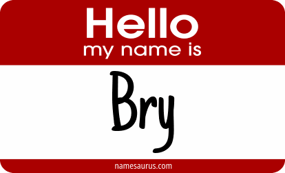 Hello my name is Bry png download