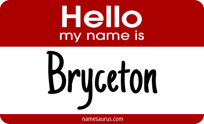 Hello my name is Bryceton png download