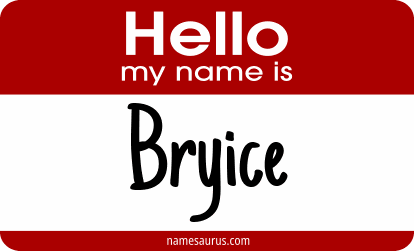 Hello my name is Bryice png download