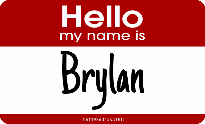Hello my name is Brylan png download