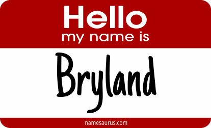 Hello my name is Bryland png download