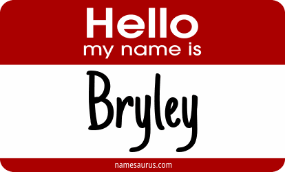 Hello my name is Bryley png download