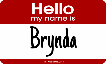 Hello my name is Brynda png download