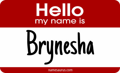 Hello my name is Brynesha png download