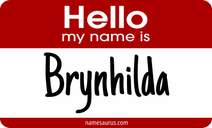 Hello my name is Brynhilda png download