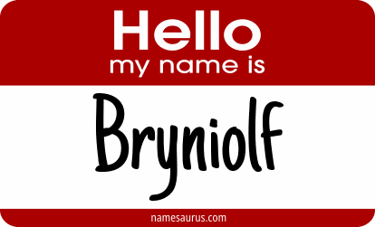 Hello my name is Bryniolf png download