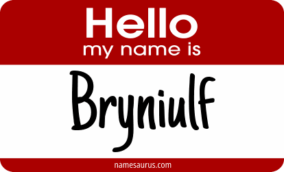 Hello my name is Bryniulf png download