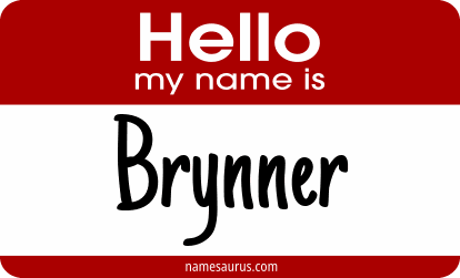 Hello my name is Brynner png download