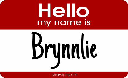 Hello my name is Brynnlie png download