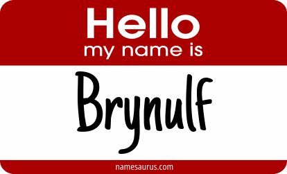 Hello my name is Brynulf png download