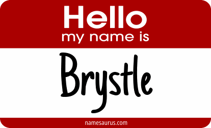Hello my name is Brystle png download