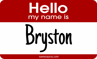 Hello my name is Bryston png download