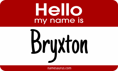 Hello my name is Bryxton png download