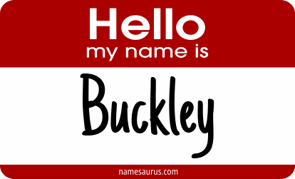 Hello my name is Buckley png download