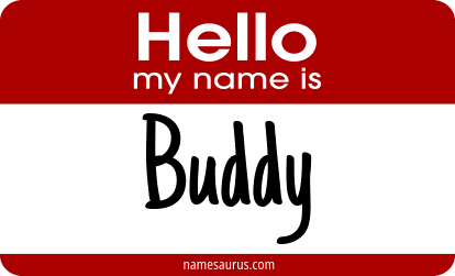Hello my name is Buddy png download