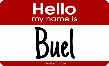 Hello my name is Buel png download