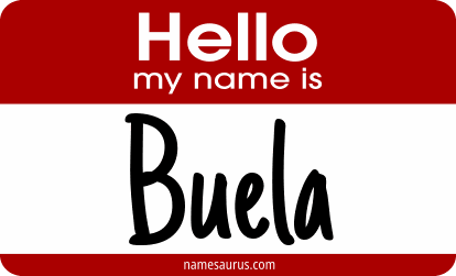 Hello my name is Buela png download