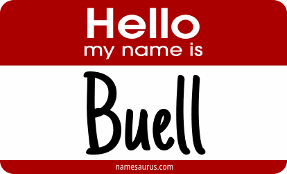 Hello my name is Buell png download