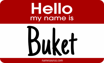 Hello my name is Buket png download
