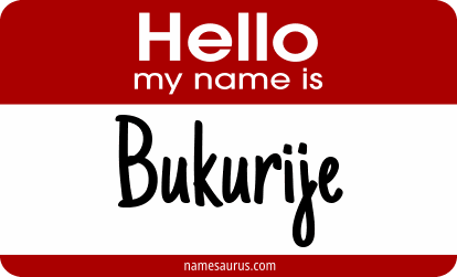 Hello my name is Bukurije png download