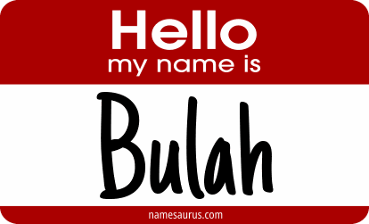 Hello my name is Bulah png download