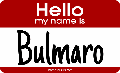 Hello my name is Bulmaro png download