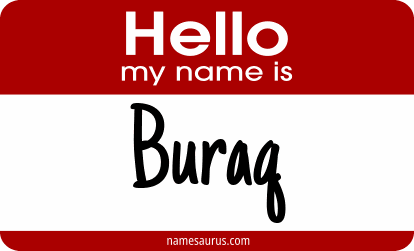 Hello my name is Buraq png download