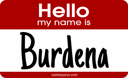 Hello my name is Burdena png download