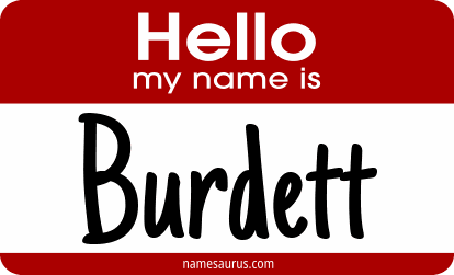 Hello my name is Burdett png download