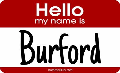 Hello my name is Burford png download