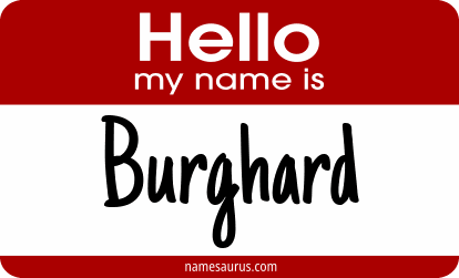 Hello my name is Burghard png download