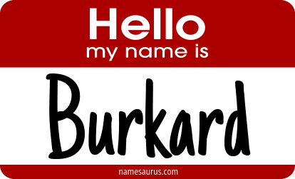 Hello my name is Burkard png download