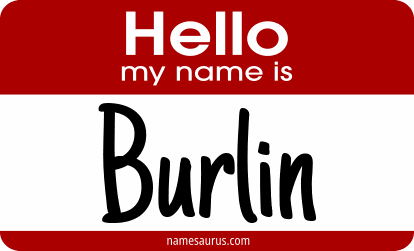 Hello my name is Burlin png download