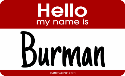 Hello my name is Burman png download