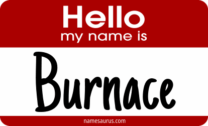 Hello my name is Burnace png download