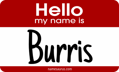 Hello my name is Burris png download