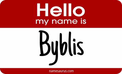Hello my name is Byblis png download