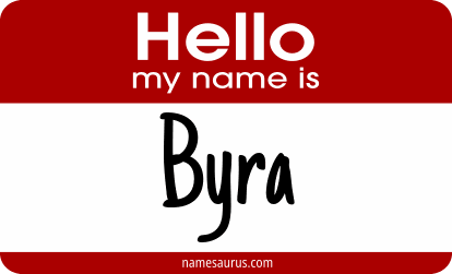 Hello my name is Byra png download