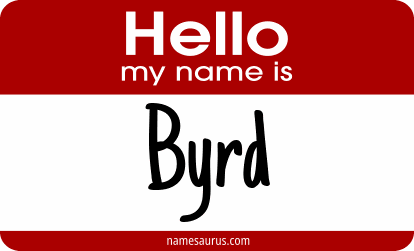 Hello my name is Byrd png download