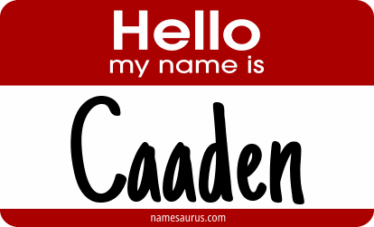 Hello my name is Caaden png download