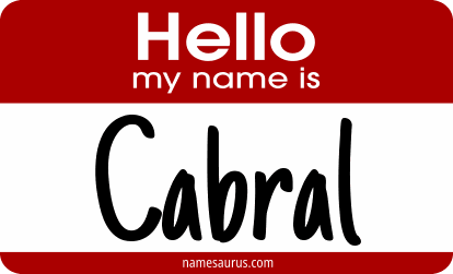 Hello my name is Cabral png download