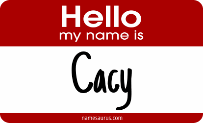Hello my name is Cacy png download