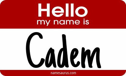Hello my name is Cadem png download