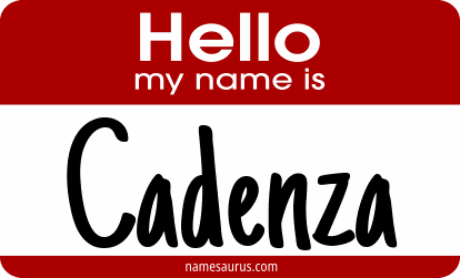 Hello my name is Cadenza png download