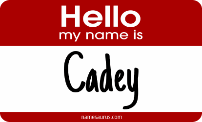 Hello my name is Cadey png download