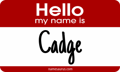 Hello my name is Cadge png download
