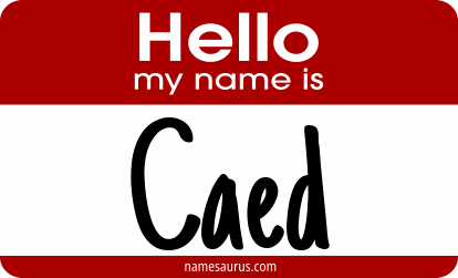 Hello my name is Caed png download