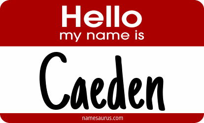 Hello my name is Caeden png download